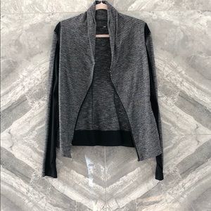 Grey/black Cross LuLu Lemon Jacket